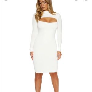 Sexy Naked Wardrobe Cut Out Mini Dress in Medium!